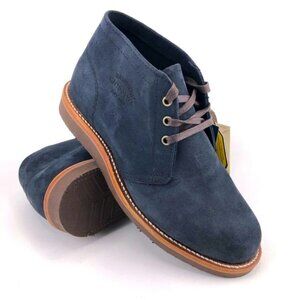 Original Chippewa men's Milford chukka boots navy blue 9E EU 43 suede